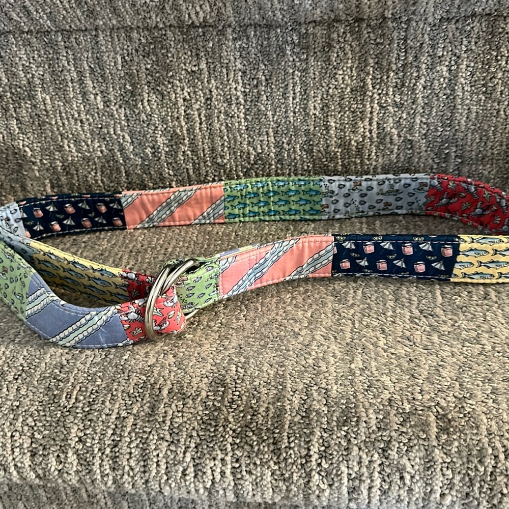 Vineyard vines size Medium patchwork quilt belt